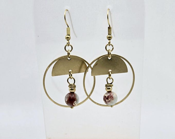 Raw Brass Earrings (Mini)