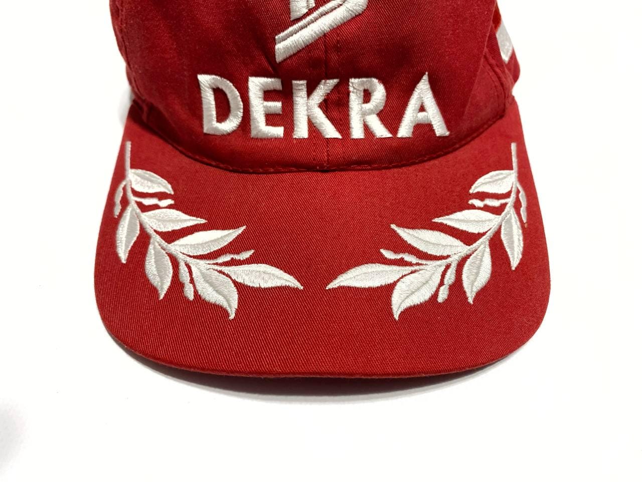 Casquette Vintage Ferrari DEKRA Michael Schumacher - Rouge, F1 Années 90, Occasion Rare
