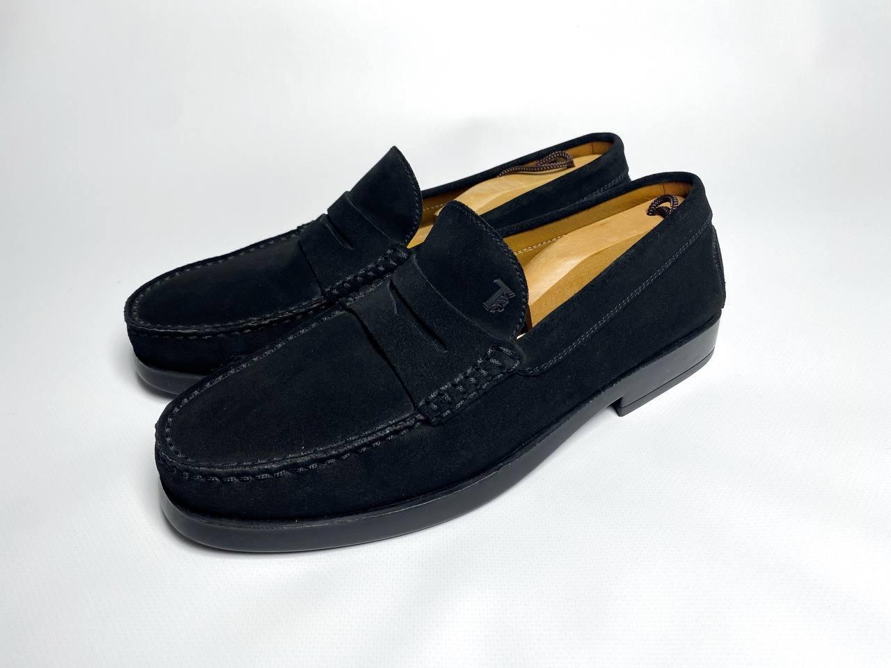 Tod\'s Black Suede Loafers sz. 8.5 Mens / 10 Women’s TODS MENS LOAFERS IN BLACK – Bluefly main image 3