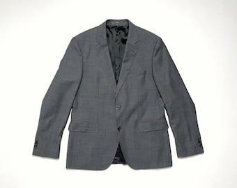 Vintage Hugo Boss Johnstons1 / Lenon Blazer 100% Wolle Super 100 Herren Größe 50 / 40R