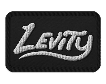 Levity Embroidered Iron-on EDM Artist Patches