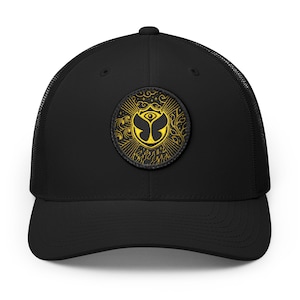 Tomorrowland Festival Logo Snapback Mesh Trucker Hat Rave Accessory