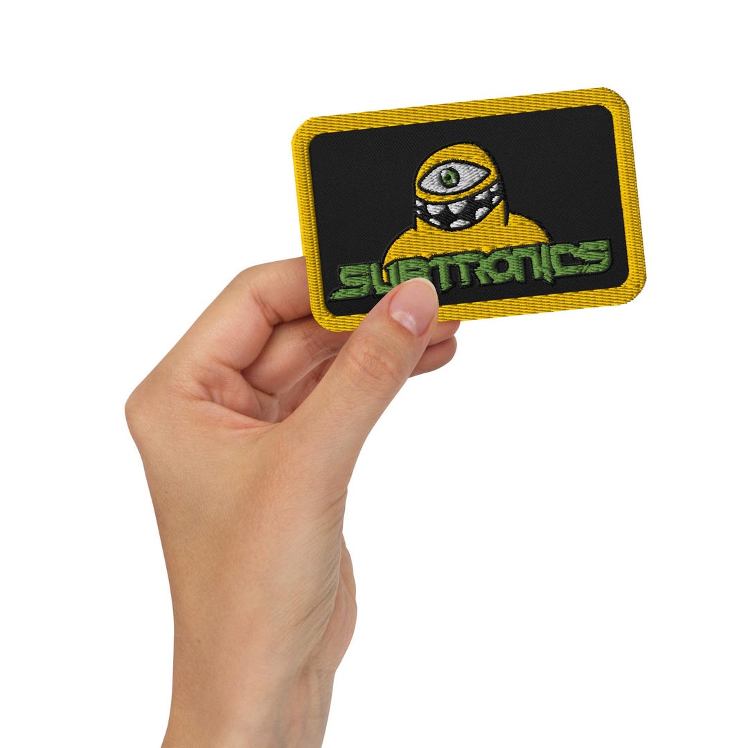 Subtronics Iron on Embroidered Rave Patches - Etsy