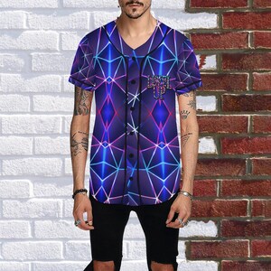 Camiseta Level Up: Camisetas con botones para festivales y raves para hombre, mujer y unisex. imagen 11