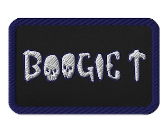 Boogie T Iron-on Embroidered EDM Raver Patches