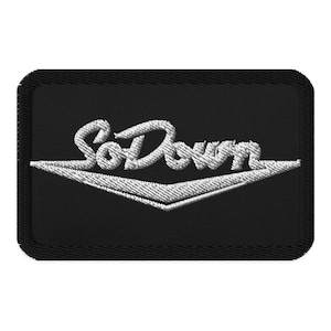 So Down Embroidered Iron-on EDM Rave Music Festival Patches