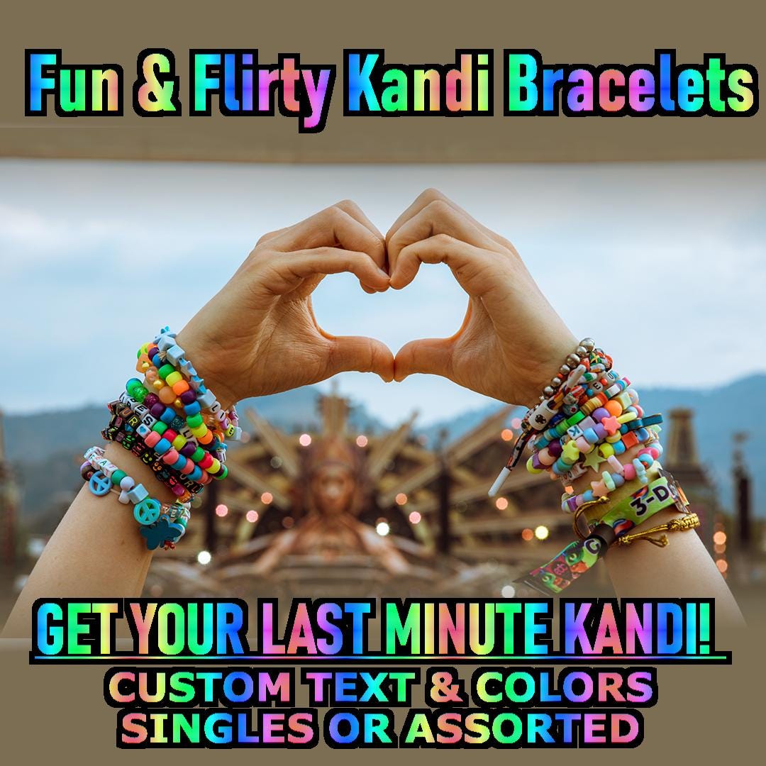 キャンディ様　オーダーブレスレット Kandi bracelets - Etsy 日本