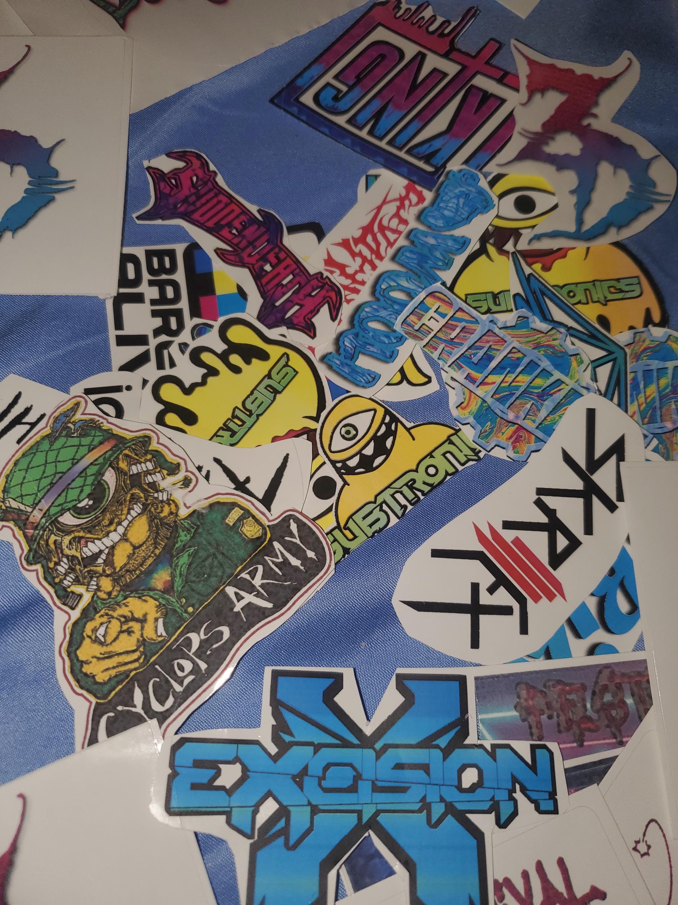 Edm Target Sticker Custom EDM Artist Logo Stickers, Personalized Waterproof Vinyl Decal ...