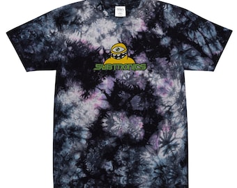 Camiseta Subtronics con bordado tie-dye para rave, unisex, para el ejército de Cyclops, para hombres y mujeres.