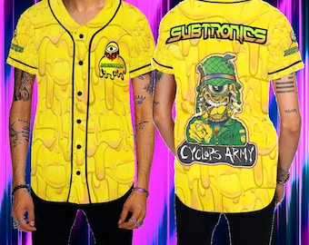 Subtronics All Over Print Jersey Festival Shirt EDM Artist Rave Jersey Music Festival Tees
