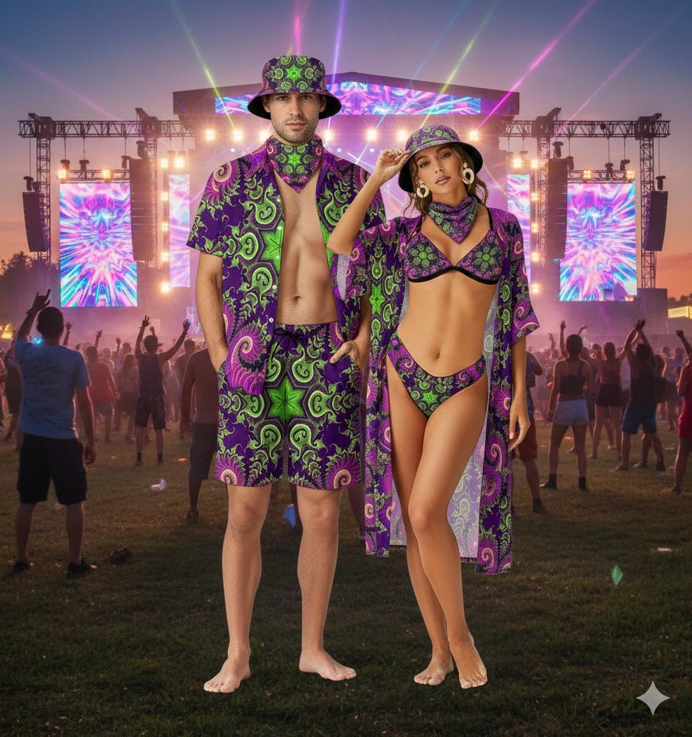 Couples Rave Wear