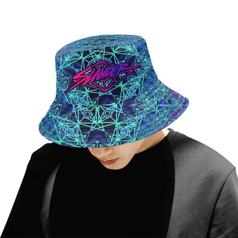 Custom Rave Hats Custom Rave Bucket Hat With Artist Logo - Etsy