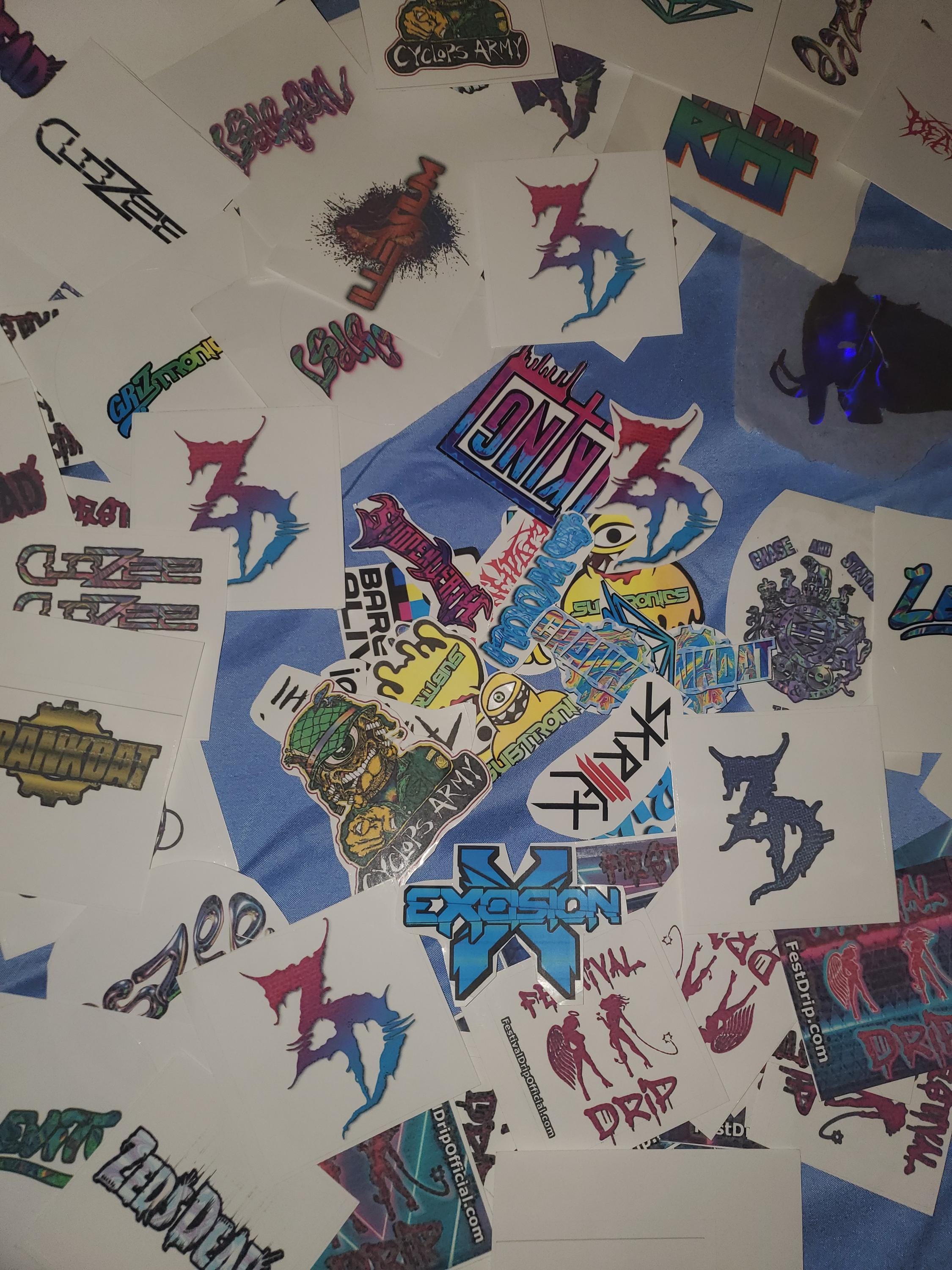 Edm Target Sticker Custom EDM Artist Logo Stickers, Personalized Waterproof Vinyl Decal ...