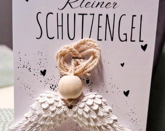 Duftstein Anhänger Schutzengel Flügel Christbaumschmuck Geschenkidee Postkarte Mitbringsel Engel Dekoration
