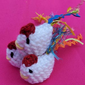 Mini chicken cat toys