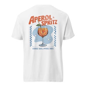 Vintage Aperol Spritz Back Print T-shirt