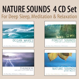 Igangværende pølse spejl NATURE SOUNDS 4 CD Set Ocean Waves Forest Sounds Thunder | Etsy