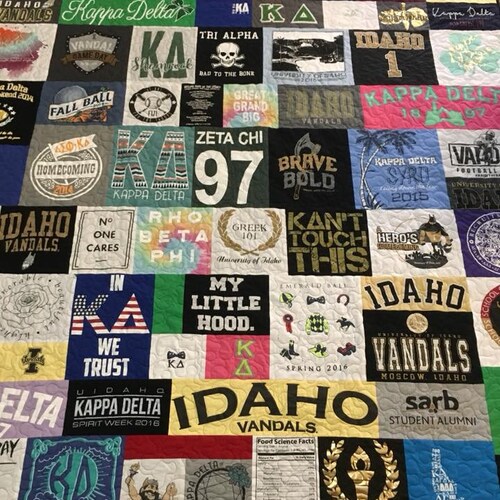 Custom Tshirt Quilt Pattern Etsy