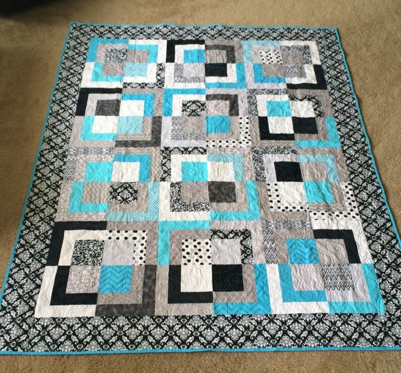 Custom Quilt Simple Quilt Custom Out of the Box Quilt Etsy