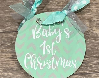 Baby’s First Christmas Ornament, Ornament for Baby, Baby Ornament