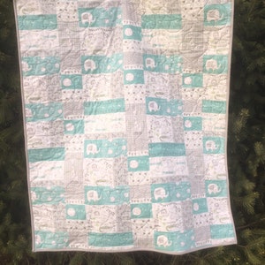 Handmade Baby Boy Quilt Using Soft, Cozy Flannel, Safari Theme Baby Boy Quilt, Jungle Baby Blanket, Safari Nursery Theme