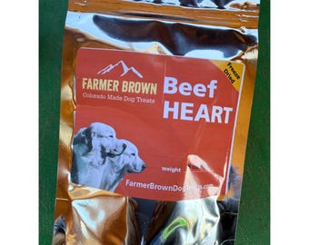 Freeze Dried Beef Heart Dog Treats: High Protein, Single Ingredient