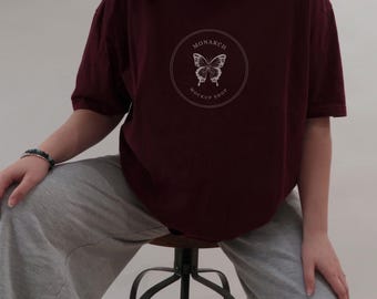 5000 Kastanjebruin | Gildan-mockup | T-shirt mock-up | G500 kastanjebruin T-shirtmodel | Mockup Gildan 5000-t-shirt | Modelmodel | POD