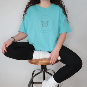 1717 Lagoon Blue | Comfort Colors Mockup | T-shirt Mock Up | 1717 Mockup | C1717 Mockup | Model Mockup | POD | High Resolution Mockup