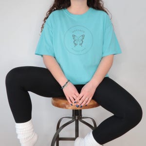 1717 Lagoon Blue | Comfort Colors Mockup | T-shirt Mock Up | 1717 Mockup | C1717 Mockup | Model Mockup | POD | High Resolution Mockup