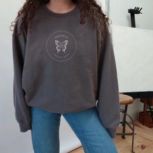 18000 Charcoal | Gildan Mockup | Crewneck Sweatshirt Mock Up | G180 Charcoal Crewneck Mockup | Gildan 18000 Sweater Mockup | Model Mockup