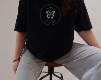 Maqueta de camiseta negra 5000 / Maqueta de camiseta Gildan / Maqueta de camiseta negra G500 / Maqueta de camiseta Gildan 5000 / Maqueta de modelo / POD