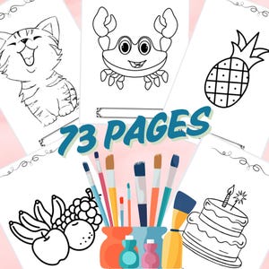 Printable Coloring Pages For Kids (78 Pages)
