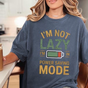 Maglietta da gioco accogliente, regalo per ragazza gamer, maglietta da gioco retrò, modalità di risparmio energetico, colori comfort, felpa kawaii, abbigliamento da gioco