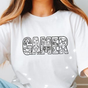 Maglietta Cozy Gamer di Comfort Colors, abbigliamento Cozy Gamer, regali per lei per gamer, gadget di Stardew Valley, estetica da gioco