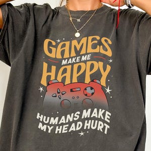 Komfort Farben Gamer Tee Retro Gaming Shirt Geschenk für Gamer Gamergirl Pro Gamer Nerdy Gamer Geschenk Videospiele Gaming Zubehör
