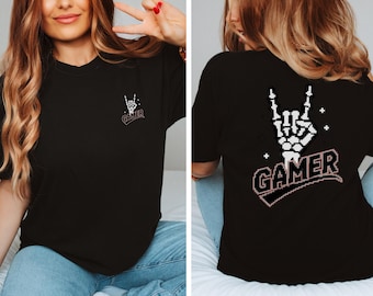 Comfort Colors Cozy Gamer Shirt Cozy Gamer Merch Apparel Gamer Gifts for Her Stardew Valley Gaming Tee Halloween Gamer Fashion