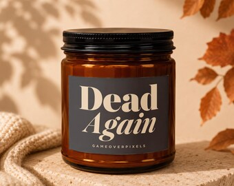 Horror Gamer Candle Survival Horror Gift Fandom Soy Candle Grace Ashcroft Fan PC Gamer Christmas DND Dungeon Master Gifts for Players Funny