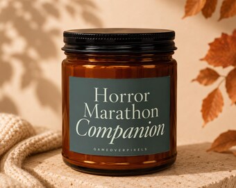 Horror Gamer Candle Survival Horror Gaming Candle Fandom Candles Grace Ashcroft Video Game Decor PC Gamer Gift DND