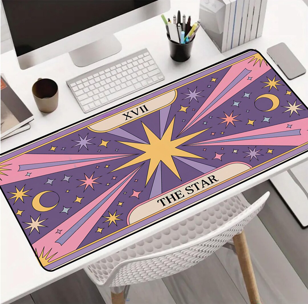 thumbnail image 2 of Starfield Constellation Space Gaming Desk Mat Mouse Pad, Starfield... 2 of 9