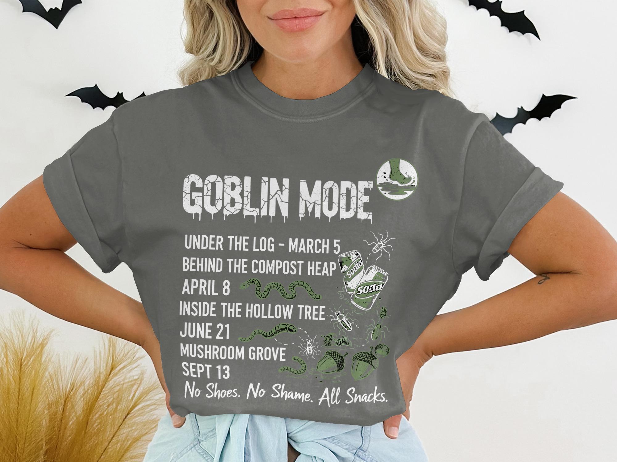 Goblin Mode T-shirt, No Shoes All Snacks Tee, Gen Z Millenial