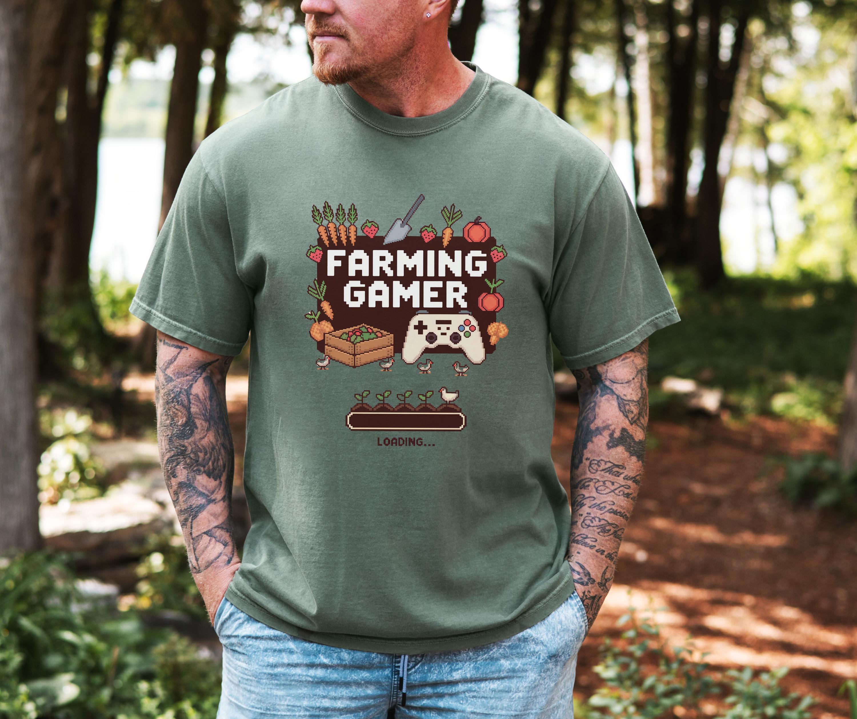 Cozy Gamer Shirt Comfort Colors Gifts for Gamer Girl Cozy Gamer Apparel Stardew Valley Merch Gaming Aesthetic Shirt