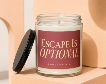 Horror Gamer Candle Survival Horror Gaming Candle Fandom Candles Grace Ashcroft Video Game Decor PC Gamer Gift DND Candle