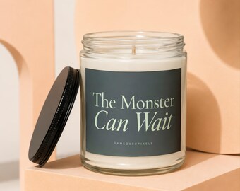 Horror Gamer Candle Survival Horror Gaming Candle Fandom Game Gift PC Gamer Christmas DND Gift Funny Soy Candle