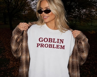 Comfort Colors® Goblin Problem Shirt Lustiges Fantasy-Shirt Geschenk für D&D-Spieler Sarkastisches Zitat Shirt Tabletop-Gaming-T-Shirt Nerd-Humor-Shirt für Herren