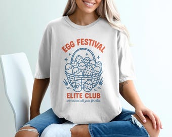 Maglietta Stardew Valley Egg Festival, maglietta Stardew Valley, maglietta Cozy Gaming, pollo Stardew, maglietta Pelican Town, maglietta regalo per gamer