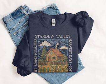 Stardew Valley shirt gezellige gaming T-shirt gamer meisje cadeau indie game kleding Pelican Town Tee oogst dagen stijl