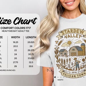 Stardew Valley Shirt, Pelican Town Tee, Farmer Gaming Gift, Farm Life Apparel, Video Game Fan, Harvest Moon Inspired, Cozy Ranch