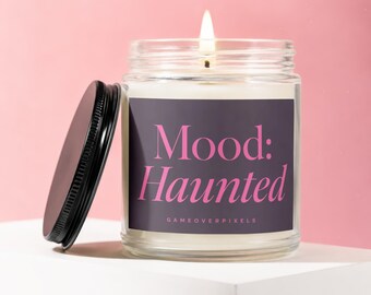 Horror Gamer Candle Survival Horror Fan Fandom Candles Grace Ashcroft Gaming Candle Video Game Decor Gamer Gift for Him