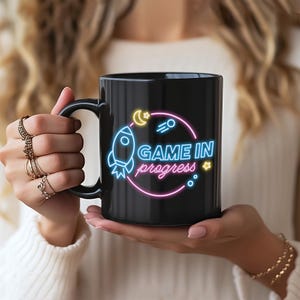 Magnetron veilig gamer koffiekopje geeky cadeau voor hem of haar Videogamemok gezellig gamingaccessoire voor gamers en nerdy setup-liefhebbers