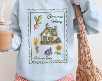 Stardew Valley shirt gezellige gaming T-shirt Pelican Town kleding gamer meisje trui Stardew cadeau indie game kleding gamer cadeaus voor haar